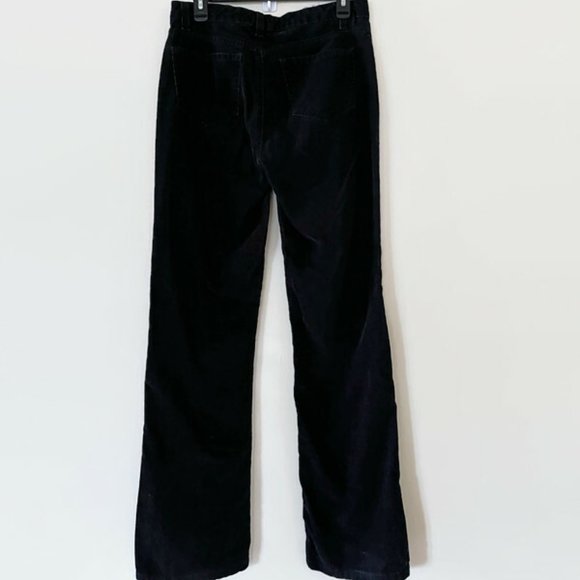 Black Sutton Straight Corduroy Pants - Picture 6 of 14
